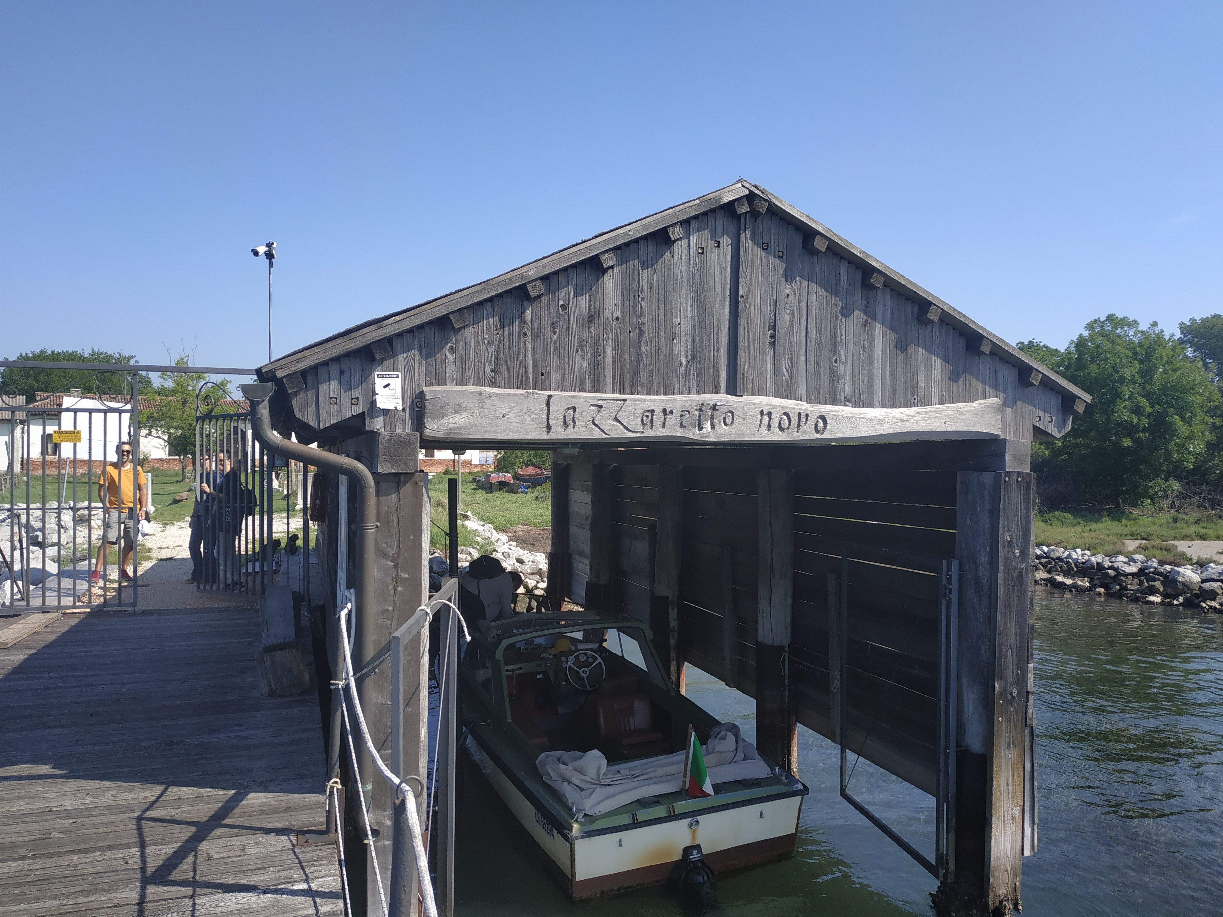 Dock of the Lazzaretto Nuovo