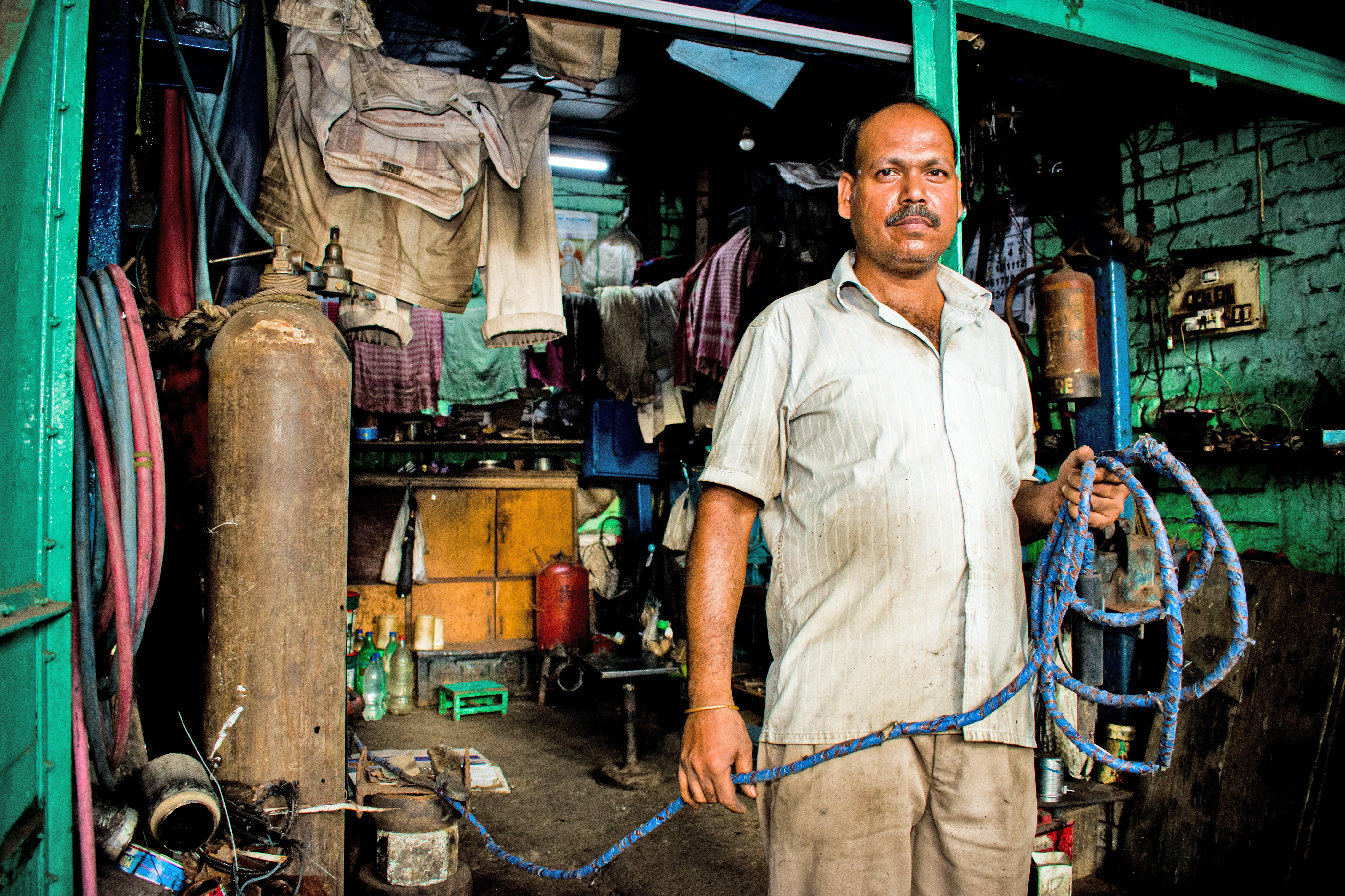 The garage mechanic